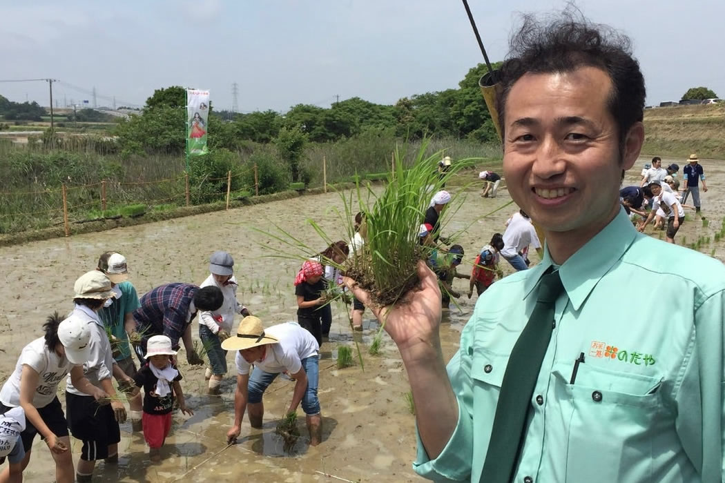 「女神のほほえみ田植え体験会」がＴＶ紹介されました